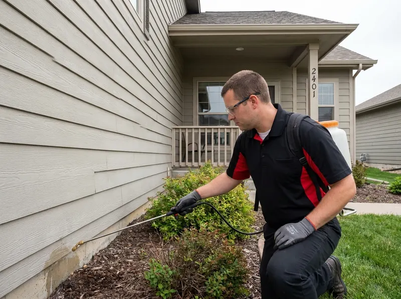 Exterior Spider and Ant Barrier in Sioux Falls, SD